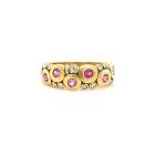 Pink Sapphire "Candy" Dome RIng