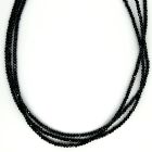 Black Spinel Bead Necklace