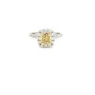 Fancy Yellow Diamond Engagement Ring