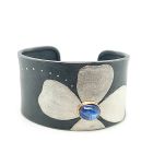 Platinum Kyanite Cuff Bracelet
