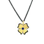 Sapphire Flower Pendant
