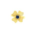 Sapphire and Diamond Flower Ring