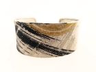 Mixed Metal Wide Cuff