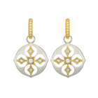 Mixed Metal Open Cut Out Earring Charms