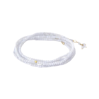Chalcedony Wrap Bracelet - Necklace
