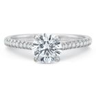 18K White Gold Diamond Engagement Ring