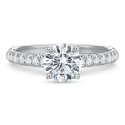 18K White Gold Engagement Ring