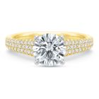 18K Yellow Gold Engagement Ring