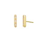 Dunes White Diamond Stud Earrings