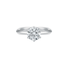 White Gold Classic Solitaire Engagement Ring