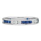 18K White Gold Eternity Band