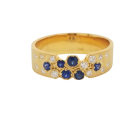 Sapphire and Diamond Band