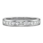 18K White Gold Diamond Band