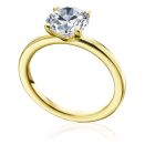 18K Semi-Mount Engagement Ring