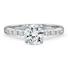 18K White Gold Engagement Ring