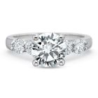 18K White Gold Engagement Ring