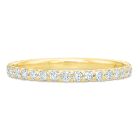 18K Yellow Gold Shared Prong-Set Diamond Band
