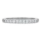 18K White Gold Diamond Band