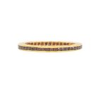 Channel Burnt Orange Diamond Band