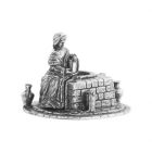 Pewter Girl At Well
