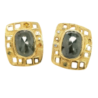 Grey & White Diamond Earrings
