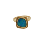 Boulder Opal Ring