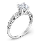 18K Diamond Engagement Ring