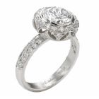 18K Diamond Engagement Ring