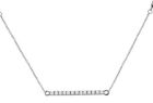 Diamond Bar Necklace
