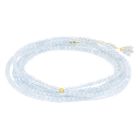 Aquamarine Wrap Bracelet - Necklace