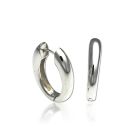 Oval Huggie Earrings