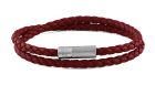 Double Wrap Pop Rigato Leather Bracelet 