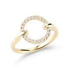 Diamond Lock Ring