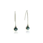 Blue Topaz Drop Earrings