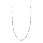 Barrel White Diamond Chain