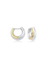 Mixed Metal "Den" Earrings