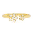 Enchanted Garden Toi et Moi White Diamond Ring