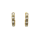 Diamond Huggie Earrings