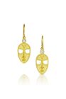 18K "Mask" Drop Earrings