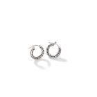 Carved Chain Hoop Earring