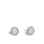 Carved Chain Pave 10MM Stud Earrings