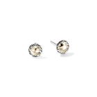 Mixed Metal Stud Earring