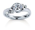 'Fern' Classic Round Engagement