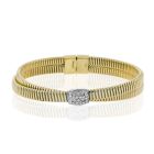 18K Two-Tone Bangle Bracelet