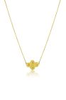 18K "Hive" Pendant with Champagne Diamonds