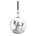 Snowman Snow Globe Ornament