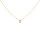 Diamond Pave 'Boulder' Bead Necklace