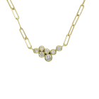 "Bubble Tea" Diamond Necklace