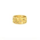 18K Yellow Gold Flower Band