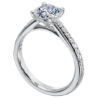 Platinum Semi-Mount Engagement Ring